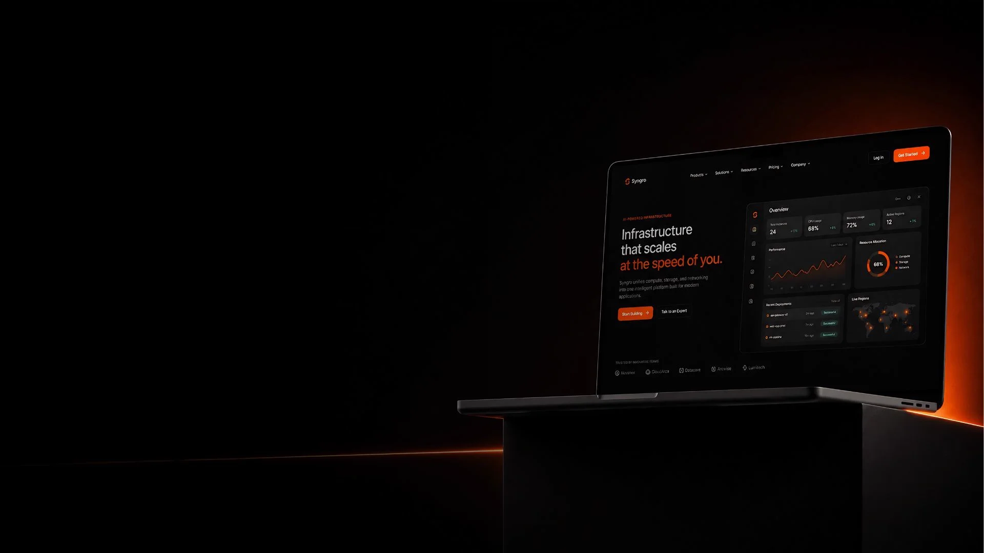 Site profissional criado pela KCLOCK exibido em desktop, tablet e celular